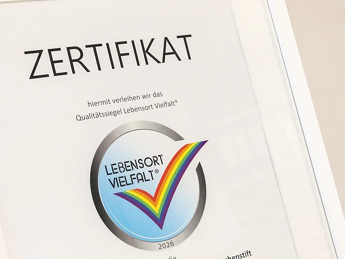 Ein Zertifikatsblatt